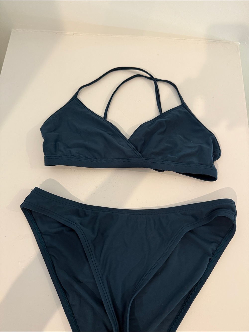 Patagonia Women’s Strappy Bikini Set - Deep Teal Blue